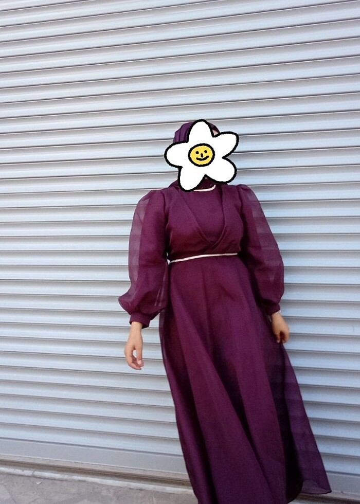 Tül sık abiye elbise - Görsel 2