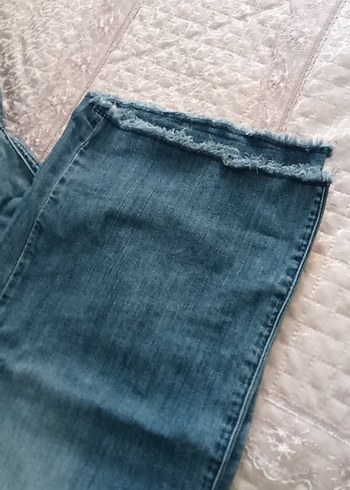 Diğer Gri Rahat Kesim Kadın Kot Pantolon