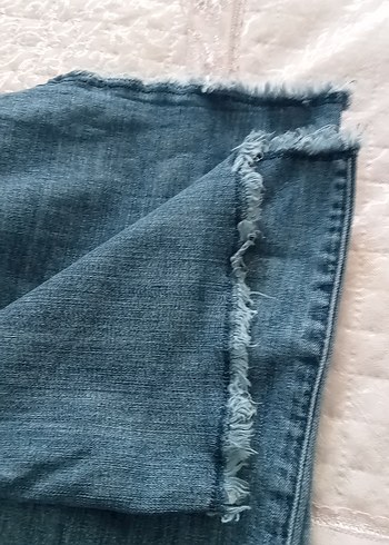 38 Beden Gri Rahat Kesim Kadın Kot Pantolon