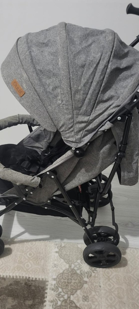 Gri Bebek Arabası - Görsel 4
