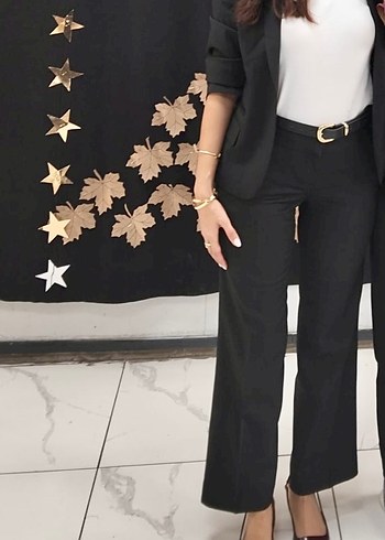 Siyah Kadın Ofis Takımı massimo dutti - Görsel 3