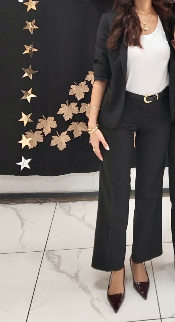 Siyah Kadın Ofis Takımı massimo dutti - Görsel 3