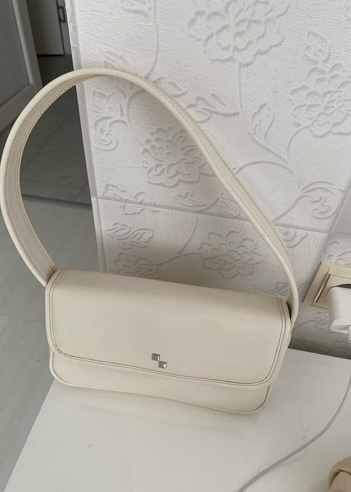 Be blue Ekru kol çantası - Görsel 3