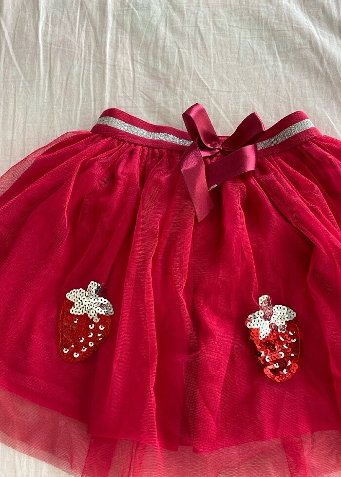 Kız çocuk pembe tütü etek - Görsel 2