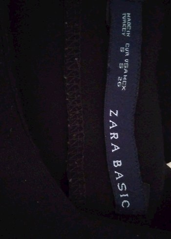 Zara Siyah Uzun Kollu Bluz