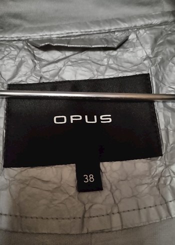 Gri Kadın Yağmurluk - Görsel 3