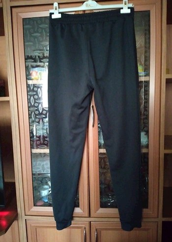 Erkek Siyah Spor Fermuarlı Eşofman Altı - Görsel 2