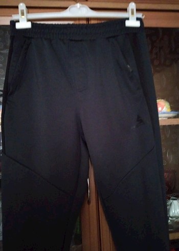 Erkek Siyah Spor Fermuarlı Eşofman Altı - Görsel 4