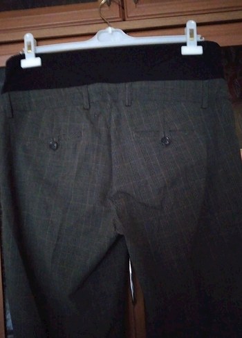 Kadın Gri Kumaş hamile Pantolonu - Görsel 4