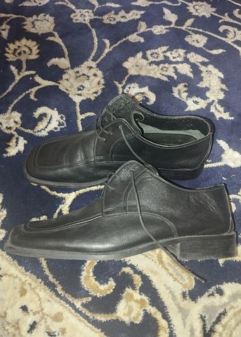 King Paolo Siyah Kadın deri ayakkabı - Görsel 2