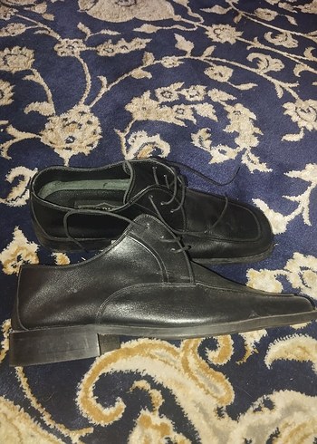 King Paolo Siyah Kadın deri ayakkabı - Görsel 7