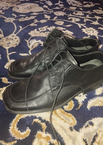 King Paolo Siyah Kadın deri ayakkabı - Görsel 6