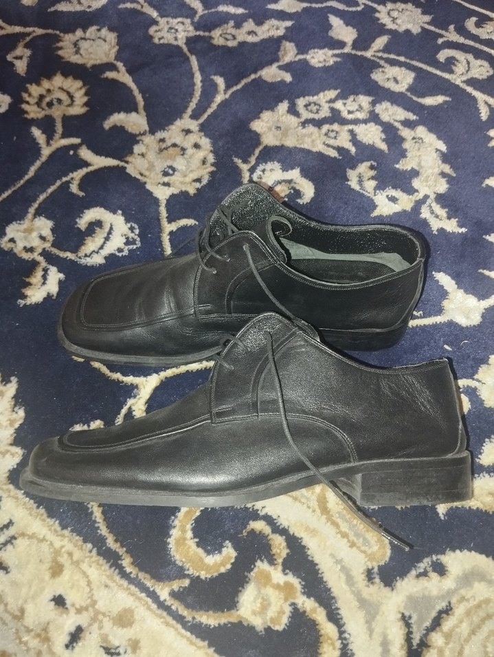 King Paolo Siyah Kadın deri ayakkabı - Görsel 2