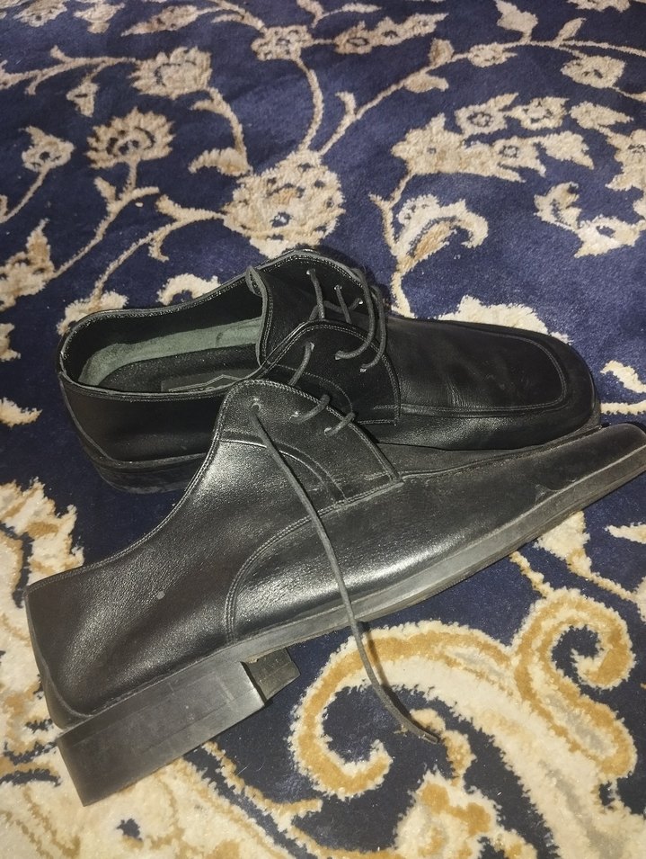 King Paolo Siyah Kadın deri ayakkabı - Görsel 5