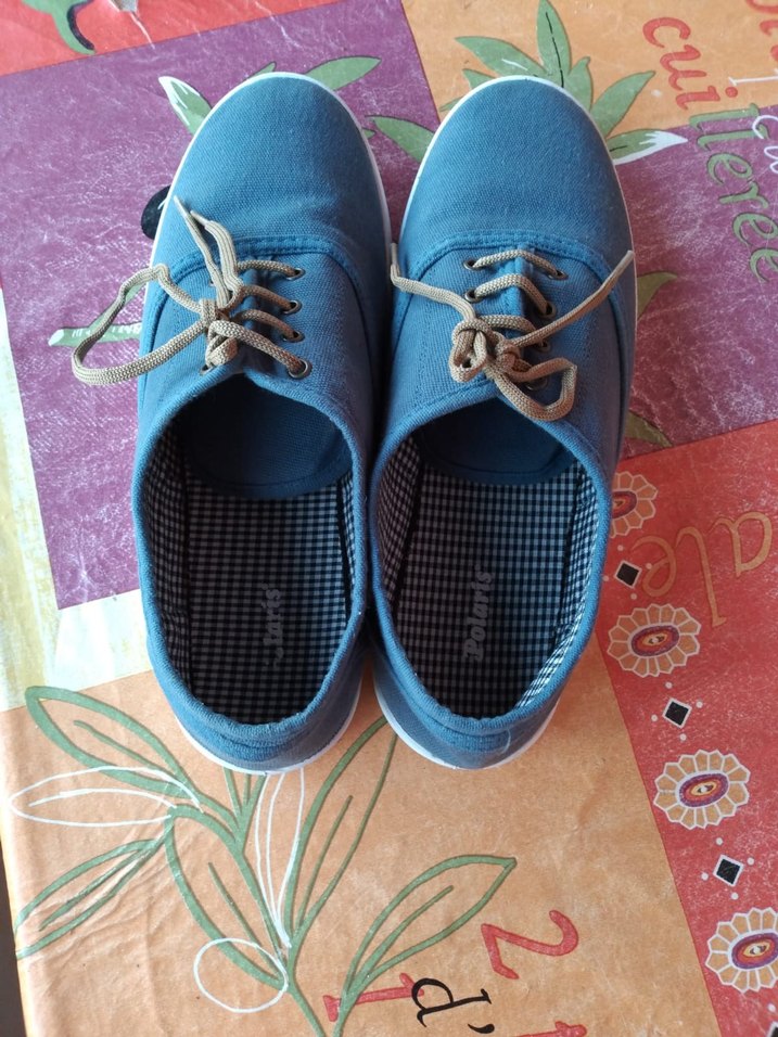 Mavi Bağcıklı Erkek Spor Ayakkabı - Görsel 2