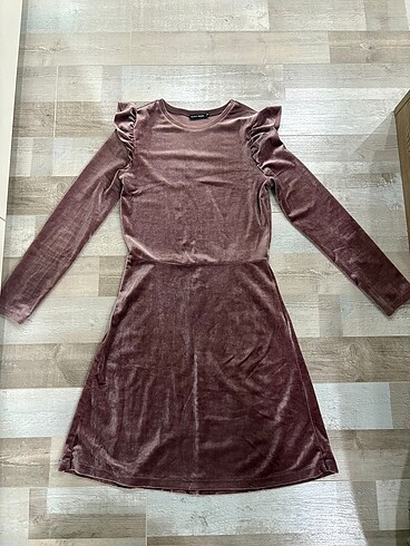Bershka kadife elbise