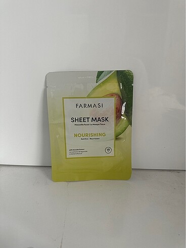 Farmasi Avokadolu Kağıt Maske
