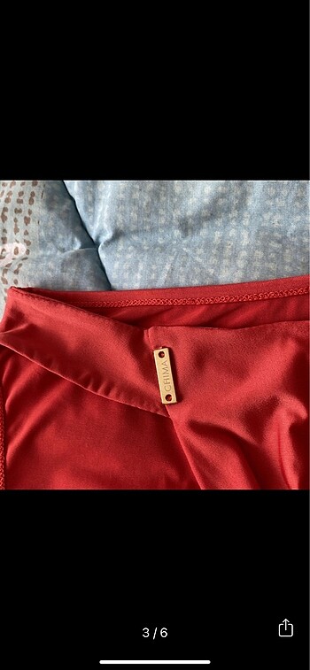l Beden kırmızı Renk Chima bluz
