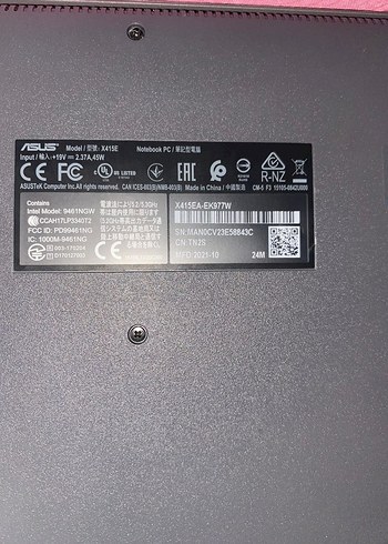 Asus X415E Notebook