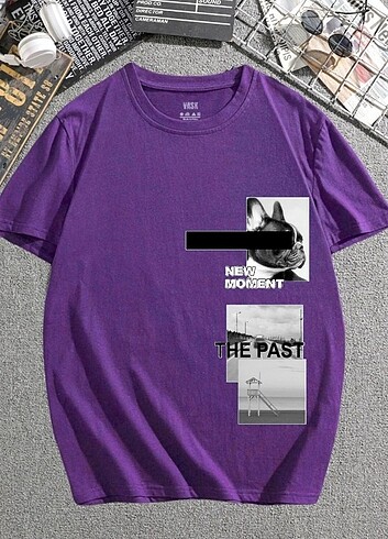 Erkek Oversize baskılı t-shirt 