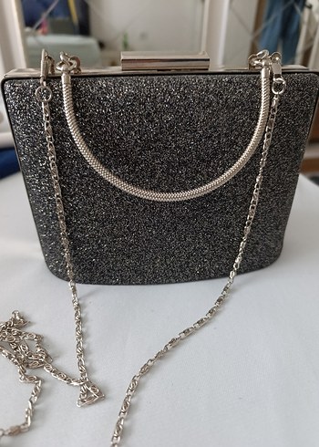 Gri Yılan Desenli Zincir Detaylı Vücut Zinciri - Görsel 2