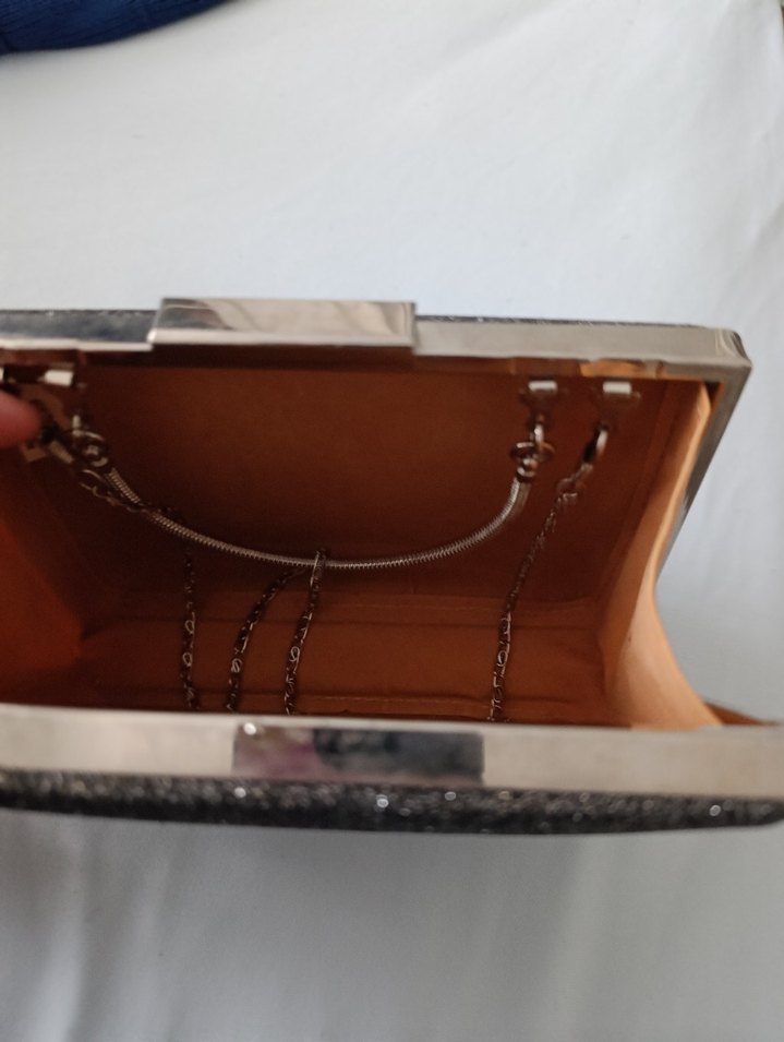 Gri Yılan Desenli Zincir Detaylı Vücut Zinciri - Görsel 3