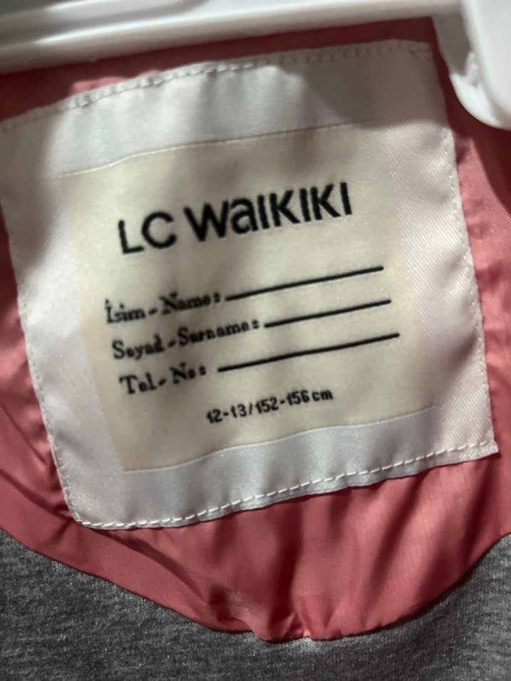 Pembe Fermuarlı cocuk montu - Görsel 4