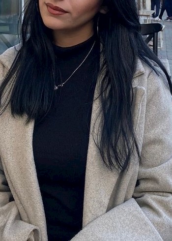 Bej Midi Kadın Yün Kaban - Görsel 4