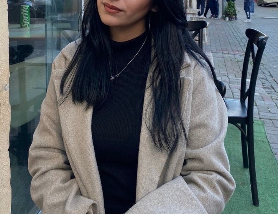 Bej Midi Kadın Yün Kaban - Görsel 4