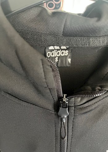 Adidas Siyah Fermuarlı Spor Ceket - Görsel 5