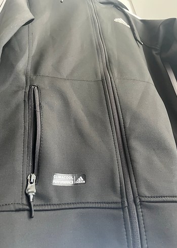 Adidas Siyah Fermuarlı Spor Ceket - Görsel 2