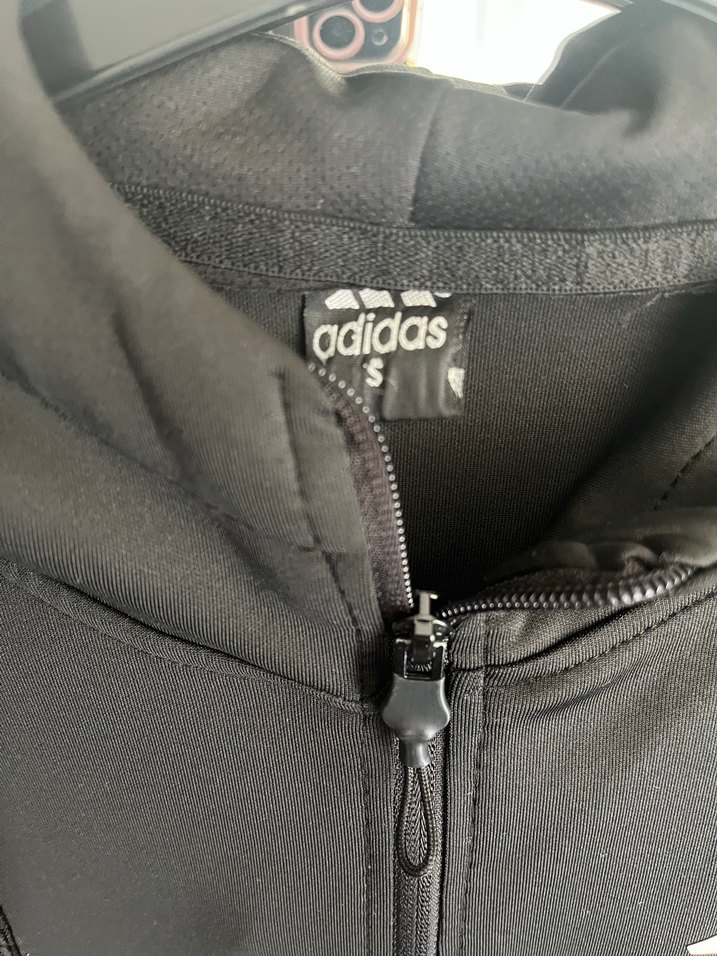 Adidas Siyah Fermuarlı Spor Ceket - Görsel 5