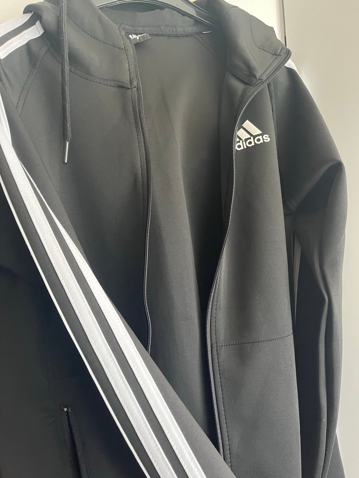 Adidas Siyah Fermuarlı Spor Ceket - Görsel 3