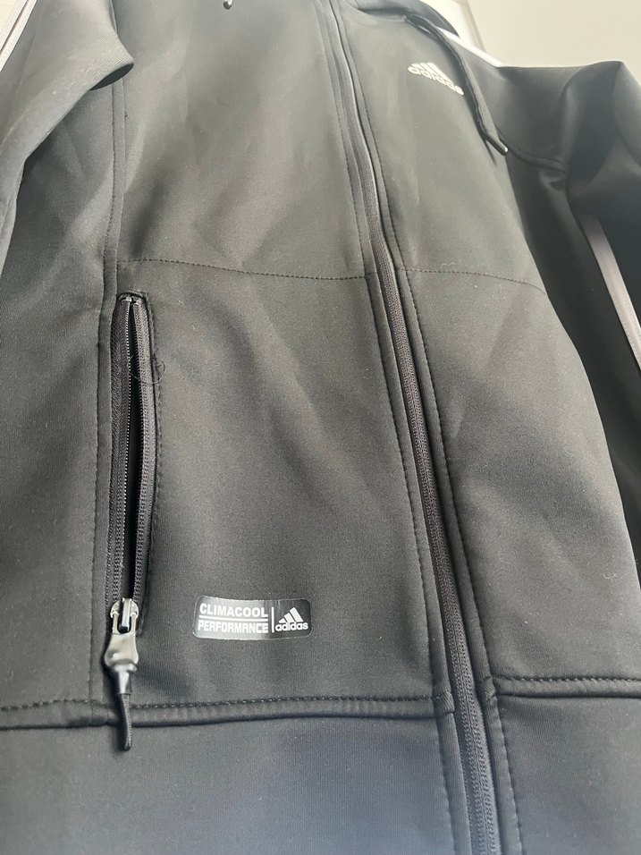 Adidas Siyah Fermuarlı Spor Ceket - Görsel 2