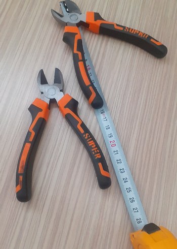 Turuncu Saplı Renkli Yan Keski Pense - Görsel 10