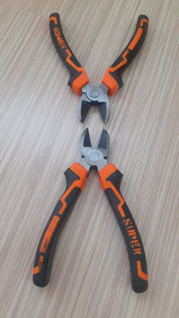 Turuncu Saplı Renkli Yan Keski Pense - Görsel 3