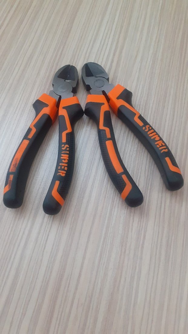 Turuncu Saplı Renkli Yan Keski Pense - Görsel 2