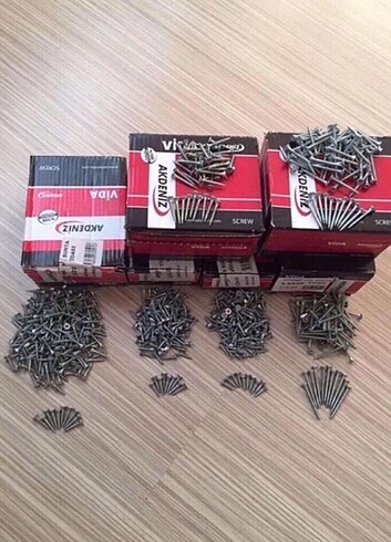 500 Ade Karışık Sunta Vidası - Görsel 3