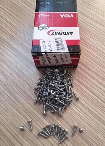 500 Ade Karışık Sunta Vidası - Görsel 5