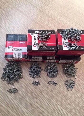 500 Ade Karışık Sunta Vidası - Görsel 8