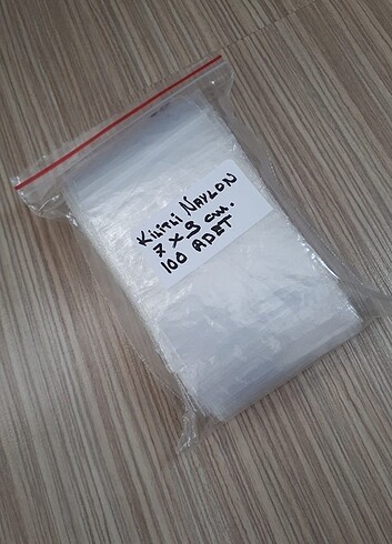 Beden beyaz Renk 7x9 Cm.Kilitli Naylon poşet