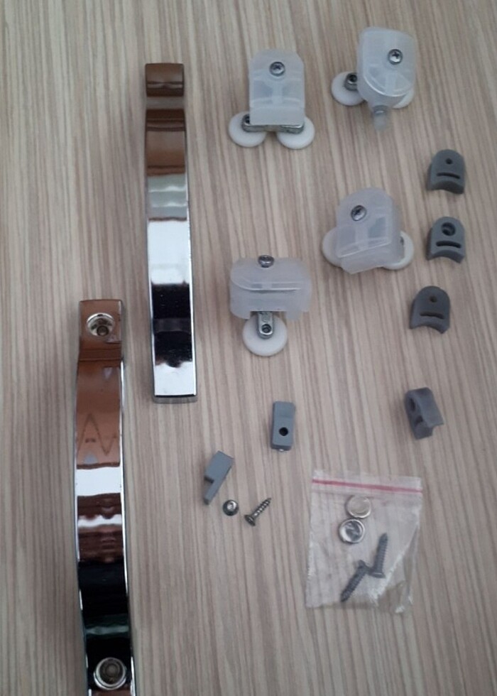 Duşakabin Teker Takımı/Kapı Kulpları - Görsel 3