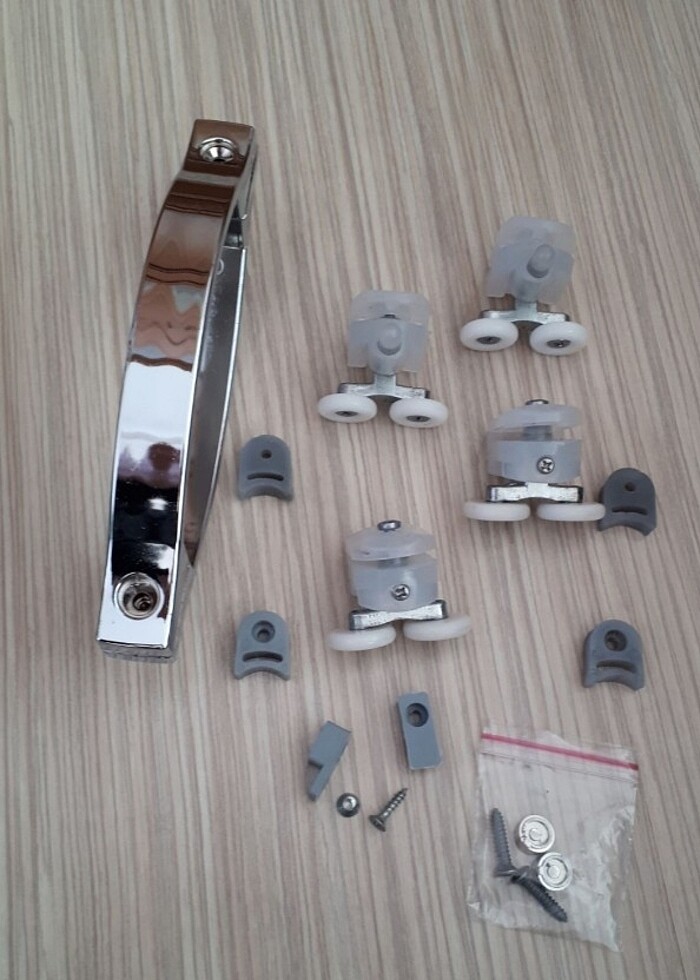 Duşakabin Teker Takımı/Kapı Kulpları - Görsel 2