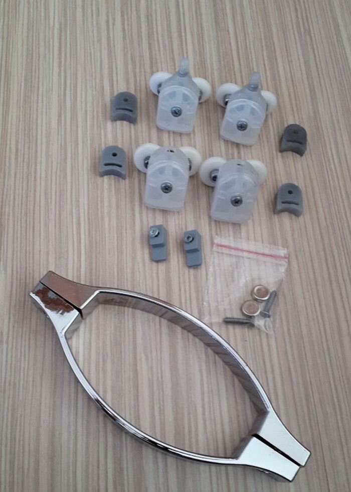 Duşakabin Teker Takımı/Kapı Kulpları - Görsel 4