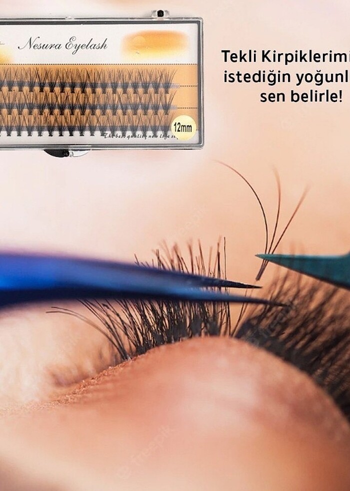 Tekli kirpik - Görsel 2