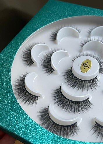 Uzun kıvrımlı İpek takma kirpik - Görsel 2