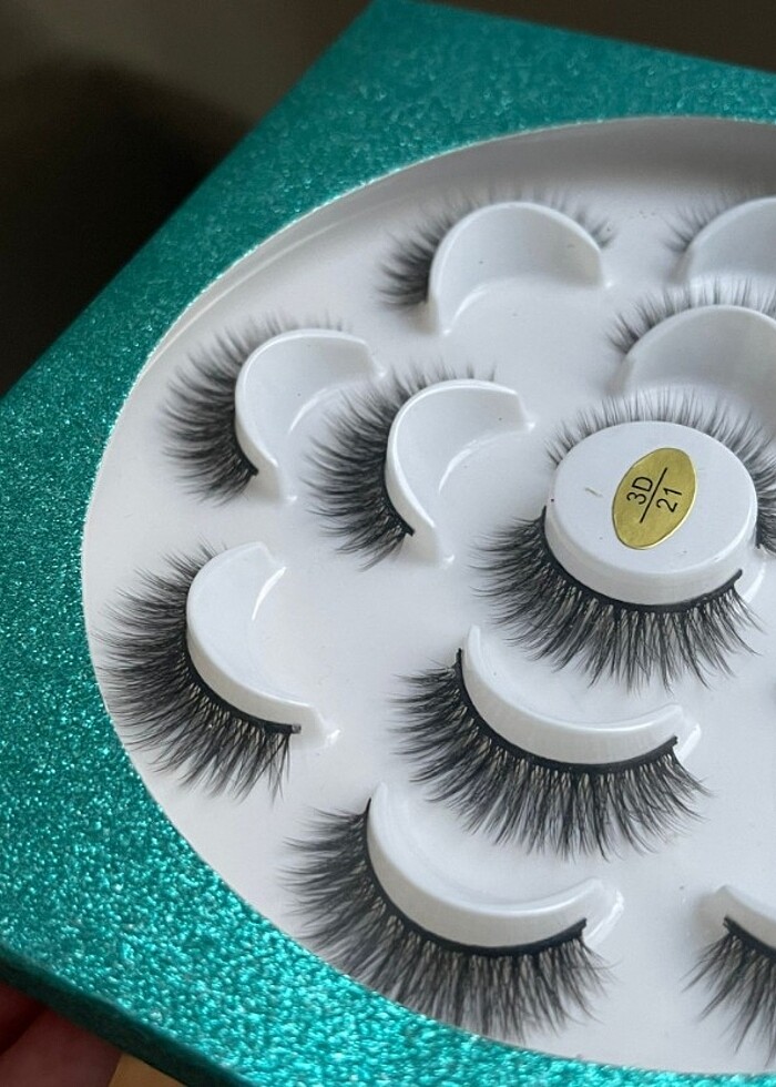 Uzun kıvrımlı İpek takma kirpik - Görsel 2