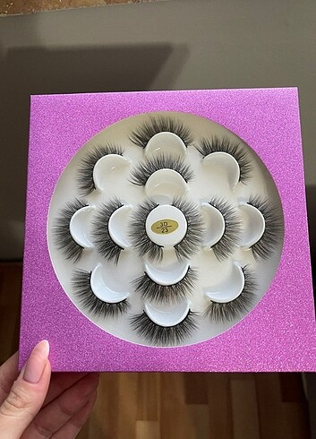 Yoğun kıvrımlı İpek takma kirpik - Görsel 2