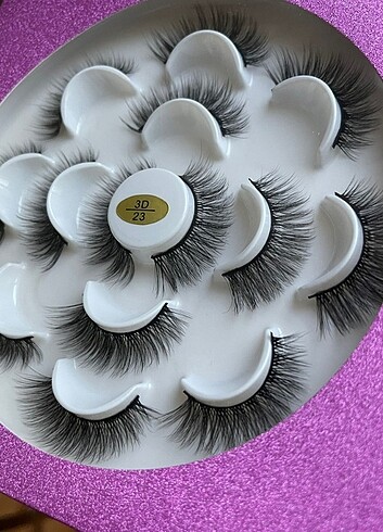 Yoğun kıvrımlı İpek takma kirpik - Görsel 3