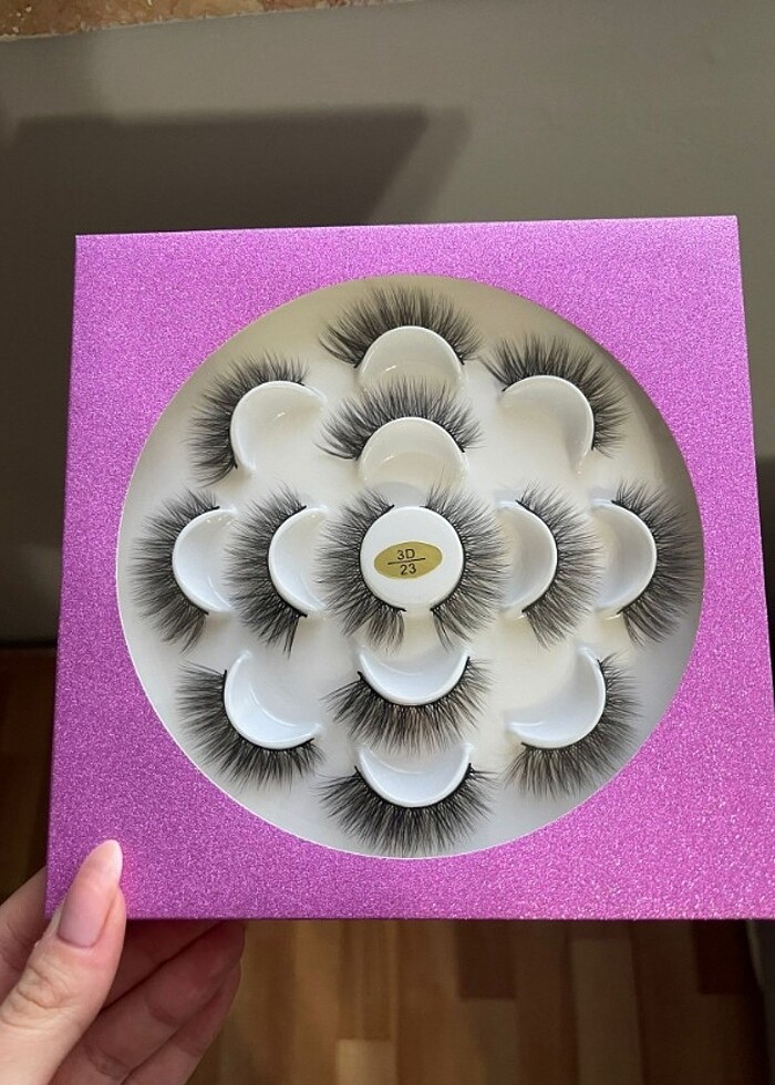 Yoğun kıvrımlı İpek takma kirpik - Görsel 2